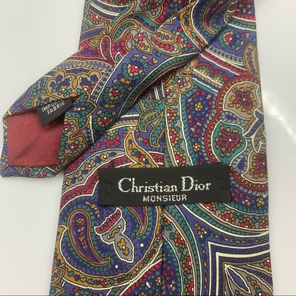Dior Other - Christian Dior Vintage Monsieur multicolored tie
Imported silk fabric